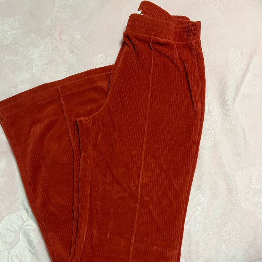 Aerie Kids Burnt Orange Corduroy Pants